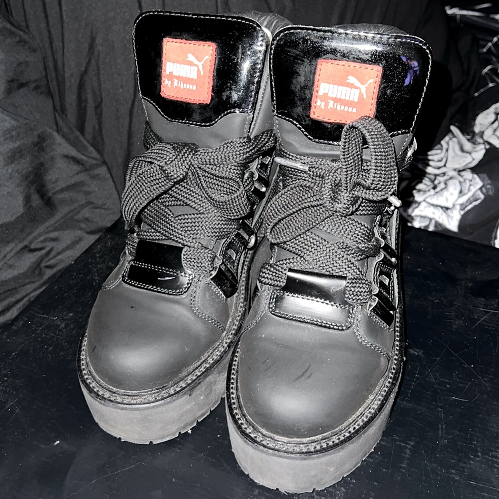 Puma Black Eyelet by Rihanna
